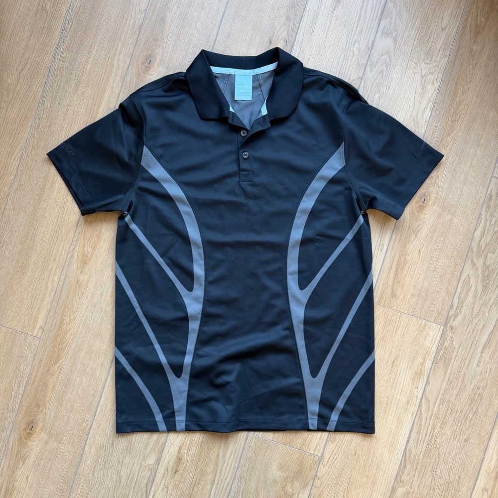 Nike x Nocta Golf Black and Grey Men's Polo Shirt. Sz. Medium